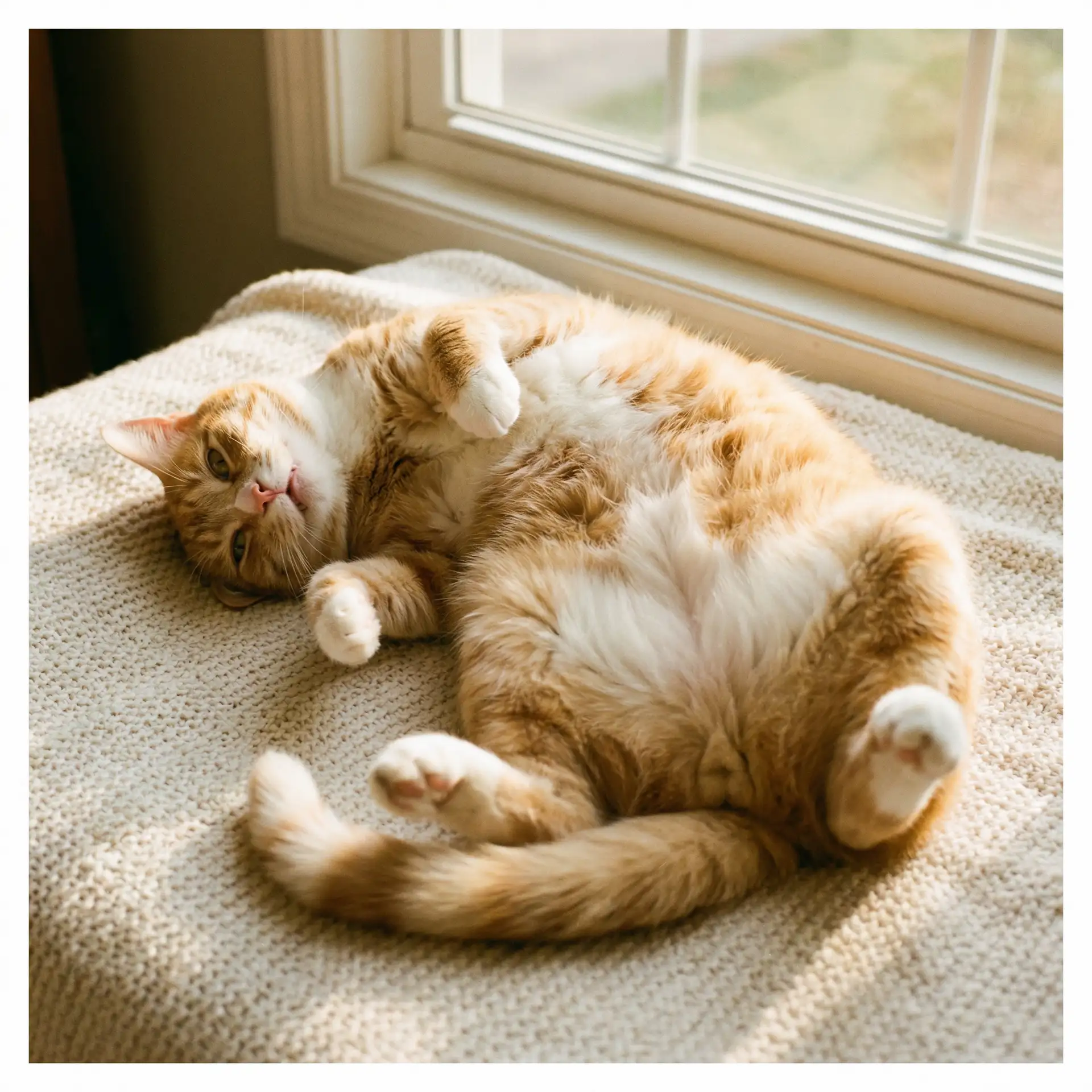 猫咪仰躺露出肚皮 - 和上司出差被内谢在线播放
